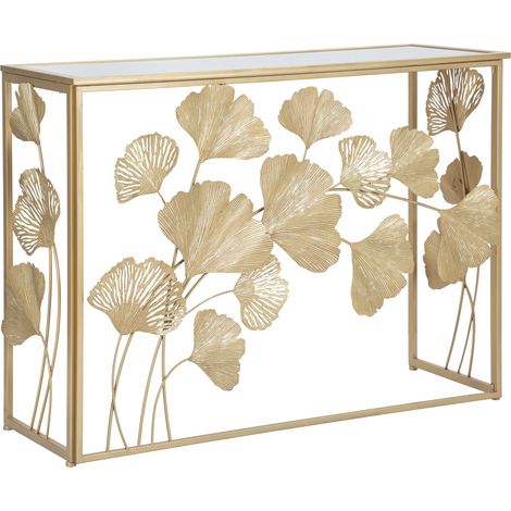 CONSOLE IN FERRO LEAF CM 108X36,5X80 (1/5)