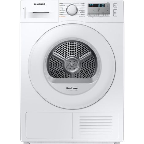 Samsung DV80TA020TH asciugatrice Libera installazione Caricamento frontale 8 kg A++ Acciaio Bianco