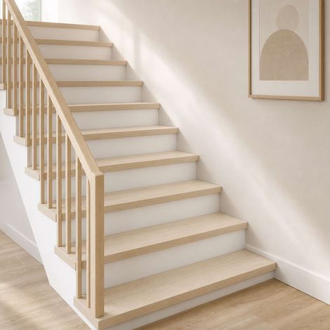 vidaXL Nez de marche 20 pièces 70 x 25 x 2 cm Blanc (1/5)