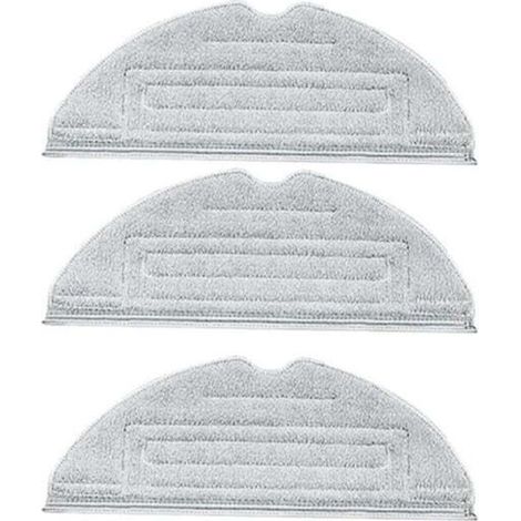 Chiffon de nettoyage - Aspirateur robot - Pour modèles avec fonction de lavage intégrée - Microfibre lavable et réutilisable - Pack de 4 pièces (1/3)