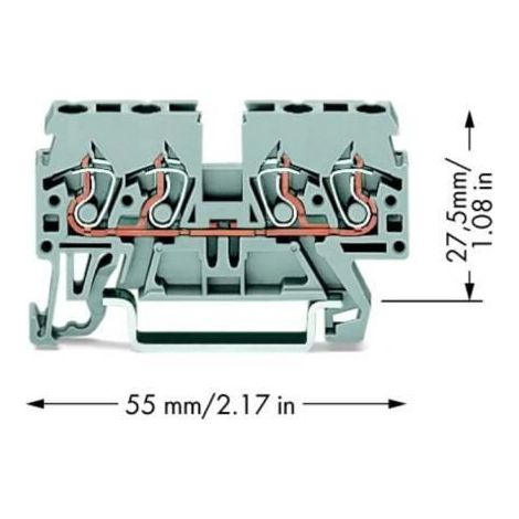 Accesorios de conexión Wago 870-831 24A 500V (1/3)