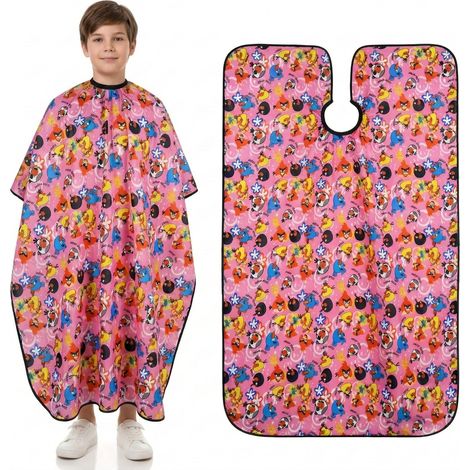 Mantellina da parrucchiere per bambini, grande, con coulisse (1/5)