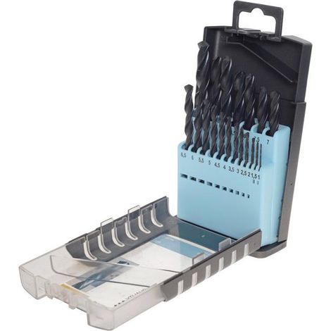kwb 421920 HSS Kit punte a spirale da metallo 19 parti DIN 338 Alberino cilindrico 1 pz. (1/4)