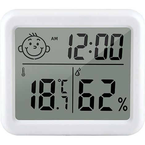 Thermomètre numérique Grand écran, Affichage LCD, thermohygromètre, température et humidité, Station météo,-10℃-60℃ (1/5)