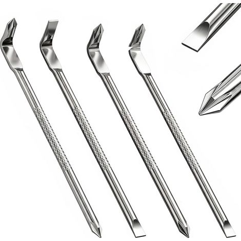 4 Pièces Double Tête Tournevis Coudés, 90° Tournevis Décalé (1/5)