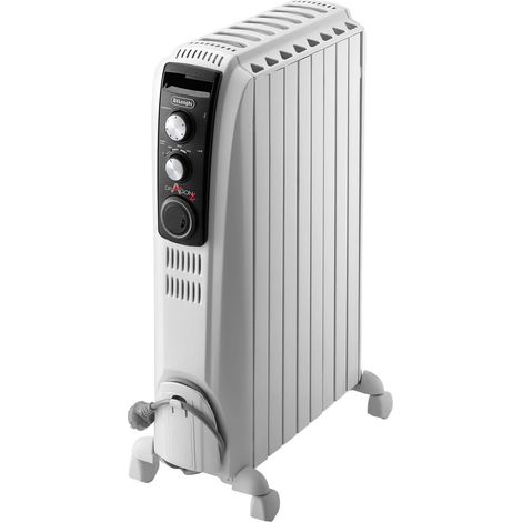 Delonghi TRD40820T, Dragon 4 Oil Filled Radiator, 2000 Watt, White (1/3)