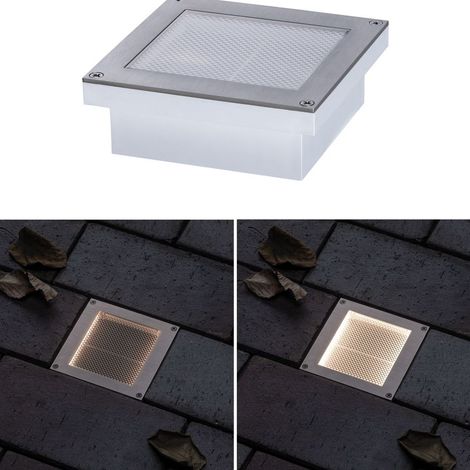 Paulmann Aron Solar-Einbau-Spot Edelstahl 10x10 cm (1/5)
