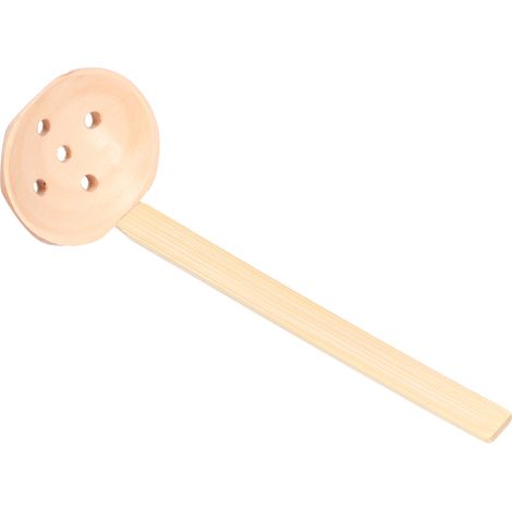 Wooden Utensils Hot Pot Soup Spoon Slotted Spoon with Long Handle for Household CookingColander