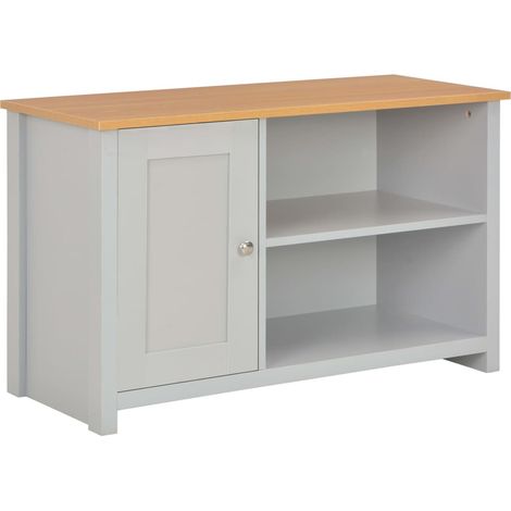 TV Cabinet Grey Engineered wood 95x39x58 cm TV Stand vidaXL (1/5)