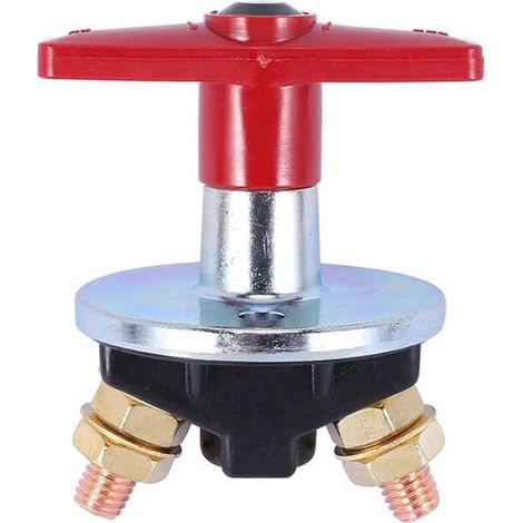 Isolateur de batterie à clé fixe de 1500 ampères, interrupteur de mise à mort 12V / 24V, interrupteur électrique robuste, accessoires de voiture, outil 1 pièces (1/4)