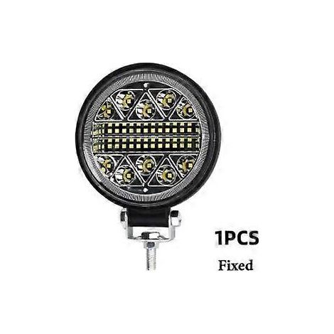 Barre lumineuse LED RXZ 102W, projecteur de travail, feu antibrouillard pour tracteur, SUV et camion, 3030 LED 34SMD, phares, barre lumineuse LED ronde fixe (1 pièce) (1/5)