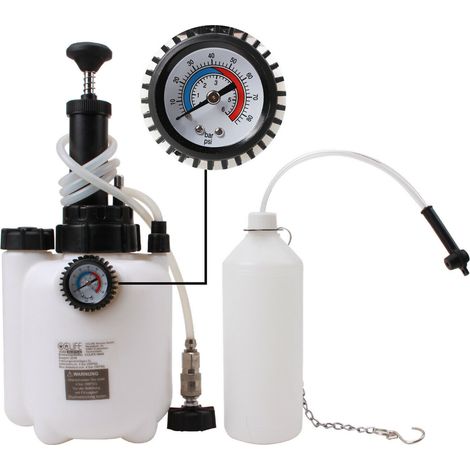 Changeur de liquide de frein manuel 3L, pompe à liquide de frein, réservoir de liquide de frein (1/3)