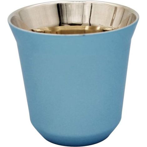 Piece Espresso Cup, Stainless Steel Coffee Cup, Double Wall Coffee Cup, Blue 80ml (1/5)