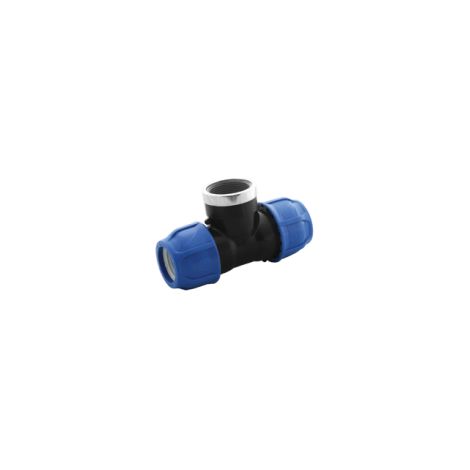 Raccordo a T in PE 25 mm - GW 1/2 - HJ/PE1004