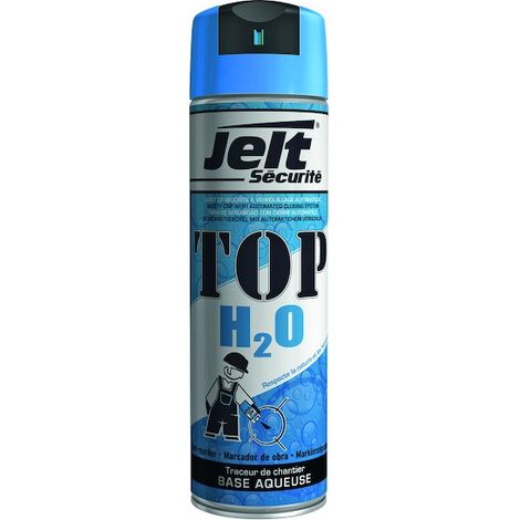 Traceur de chantier BLEU TOP H2O 650ml - Jelt