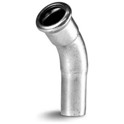 CURVA MF 45° A PRESSARE IN ACCIAIO CARBONIO Diam. 42