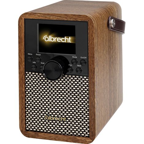 Albrecht DR 710 Akku-Radio DAB+, DAB, FM Bluetooth®   Holz (1/5)