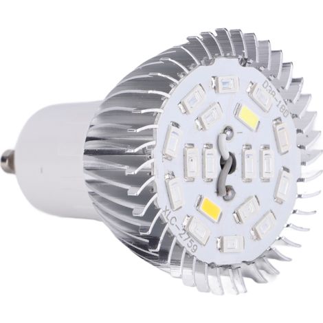 Irovami Ampoule LED de croissance à spectre complet 18W 18 LED pour plantes à fleurs et culture hydroponique (GU10) (1/5)