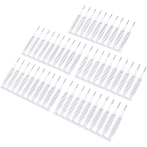 Embouts de Protection pour Pieds de Chaise 25 MM, Lot de 20 Patins Tubulaires en Plastique Antidérapants, Adaptés aux Parquets, Usage Intérieur, pour Chaises et Meubles (1/5)