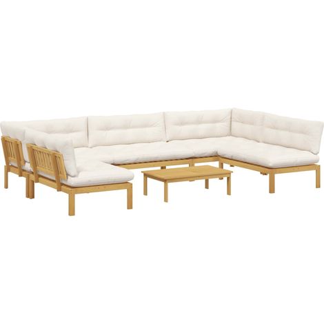 Maison Exclusive - 6 Stück Garten Pallet Sofa Einheiten Massivhol