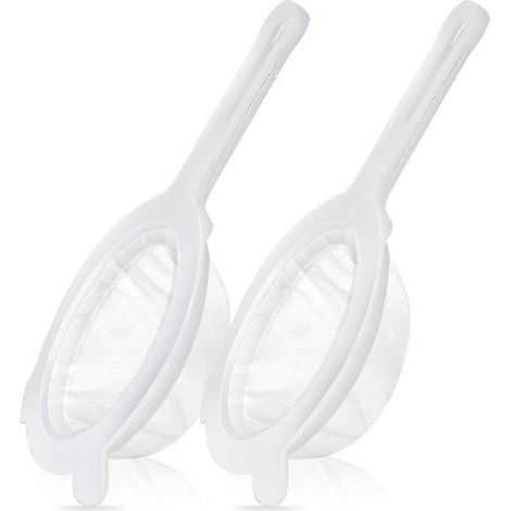 2 pièces yaourt maille passoire avec poignée pour Cuisine Juicing 100 400 maille (1/5)