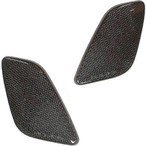 Luces de posición laterales transparentes para guardabarros delanteros del Jeep Wrangler TJ 1997-2006 (lente ahumada) (1/5)