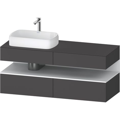 Lavabo consola Collection One de Duravit, 2 extraíbles, 2
