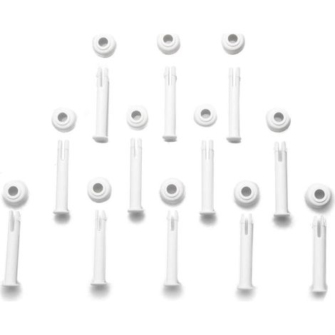 Goupilles en Plastique pour Joints de Piscine (12 pièces) pour Intex Round Metal Frame Pools Pièces de Rechange,Intexpool Replacement Spare Parts (6cm / 2.36in) (1/4)
