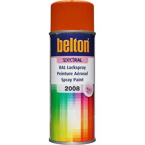 Bombe peinture - AUTO K - RAL 2008 - Orange clair - 400 ml - Mat