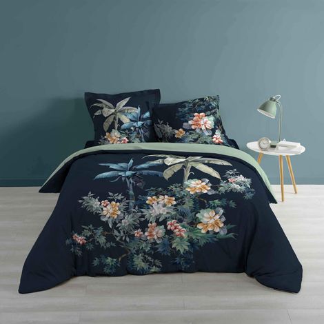 parure 3 p. 240 x 220 cm imprime 57 fils dessin place midnight velvet (1/3)