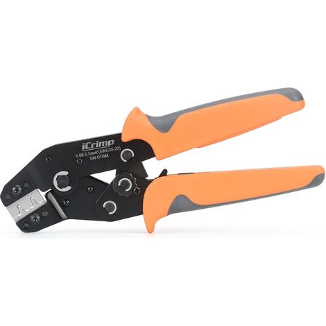 Pince à sertir 0,08-0,5 mm² pour connecteurs Dupont, PH2.0, XH2.54, KF2510, D-Sub et Open Barrel (1/5)