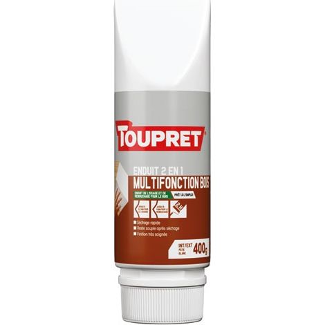 ENDUIT MULTIFONCTION BOIS 2EN1 400G TOUPRET BCLPWF0.4