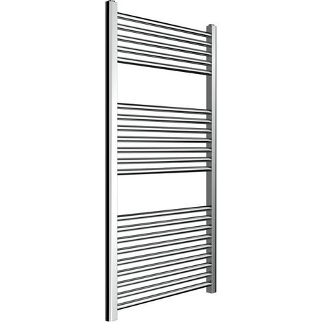 Hydraulischer Badezimmerheizkörper in Chromfarbe, 1120 x 600 mm, Mittenabstand 550 mm Ercos Opera ASOPCF930006001120 H1120 L600 Z550 (1/3)