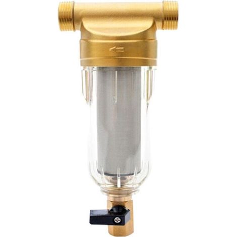 Filtre à sédiments réutilisable 1/2' – Maille en acier inoxydable – Filtration 40-90 microns – Protection plomberie contre rouille et débris (1/5)
