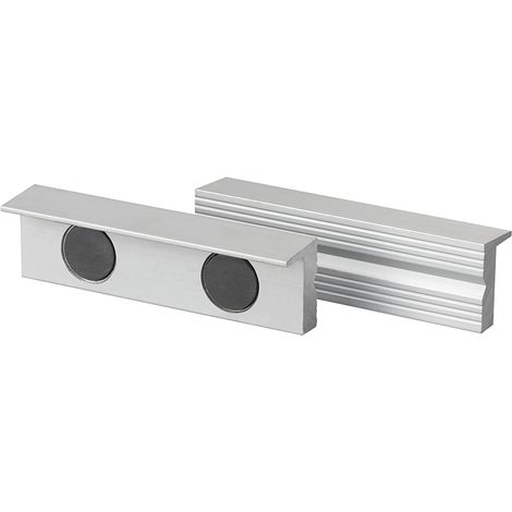 Coppia copriganasce magnetiche in alluminio x morsa 125 mm Fervi 0520/125A