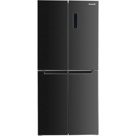 Brandt – Réfrigérateur multi-portes 421L – Ventilé – Classe E – 180 x 79.5 x 70 cm – 4 portes – BFM870NX