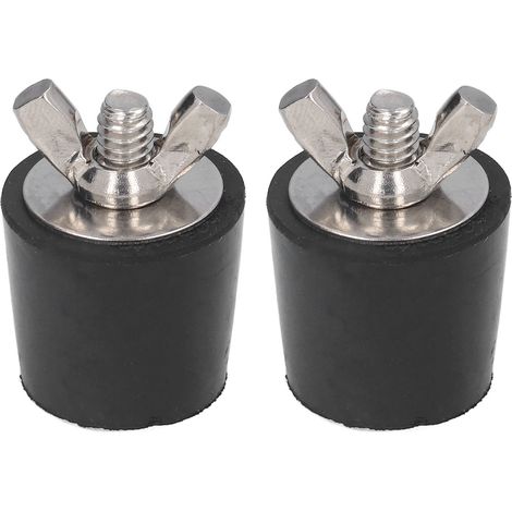 Set mit 2 konischen Gummi-Poolstopfen, 25 mm, zur Winterfestmachung. Poolzubehör. (1/5)