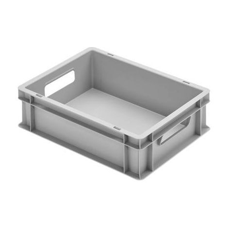 Alutec – Bac de rangement en polypropylène 400 x 300 x 120 mm – Résistant aux huiles et acides – Poignées ergonomiques – 1 pièce