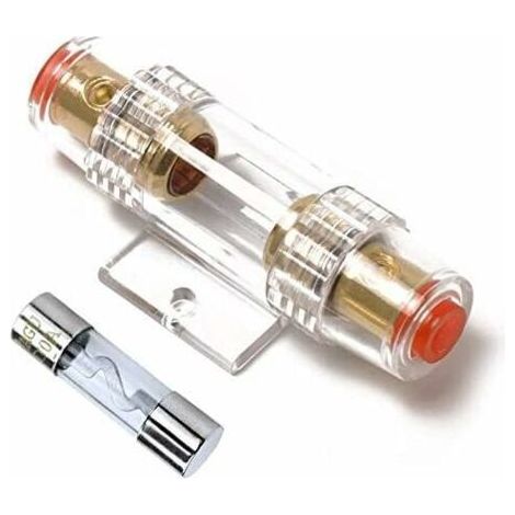 Porte-fusible AGU 4-8 Jauge AWG in-Line avec Une 100 A AGU Fusible pour Voiture Audio/Alarme/Amplificateur/Compresseurs (1/4)