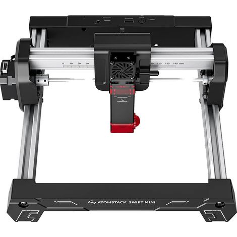 Graveur Laser, Zone de Travail de 135×145 mm, Point Laser Ultra-Fin, Mini rapide, UE (1/2)