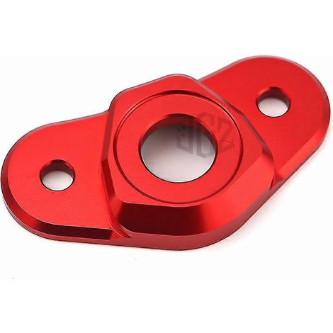CNC-gefräste obere Adapterhalterung für Stoßdämpferabdeckung vorne, passend für VESPA Sprint Primavera 150 GTS 300 250 125 GTV – rot