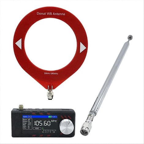 SI4732 Full Band Radio ATS Mini PRO 0.5-108mhz LSB USB AM FM ESP-32-S3 Radio HF SW MW VHF Radio avec Antenne (1/5)
