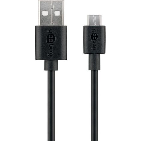 Câble de Synchronisation et de Charge Rapide Micro-USB, pour les appareils Android, noir. Version couleur noir