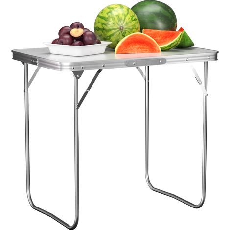 Folding Table Picnic Party Foldable Aluminium Camping Table Portable Indoor Outdoor Dining Camp Tables Utility BBQ (1/5)
