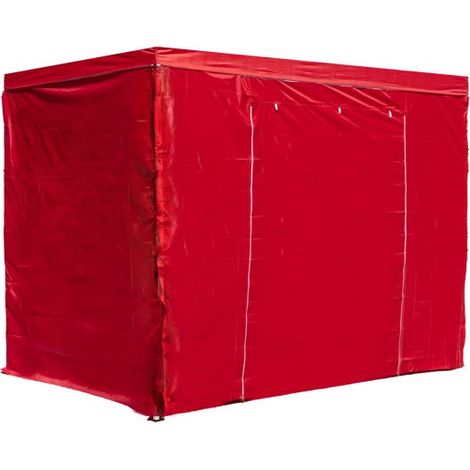 Packs Laterales Carpas Plegables - Pack 4 Laterales para Carpas 2x2 Master 3L1P - Rojo