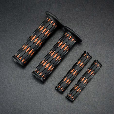 Accessoires pour motos, poignées de frein, gants, modifications pour scooters électriques, poignées de klaxon universelles, revêtements en caoutchouc antidérapants et confortables (poignée de klaxon o (1/5)