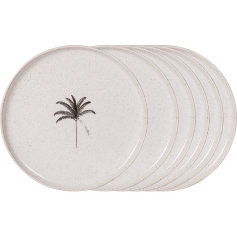 Table Passion - Assiette plate Palm 27 cm (lot de 6) (1/4)