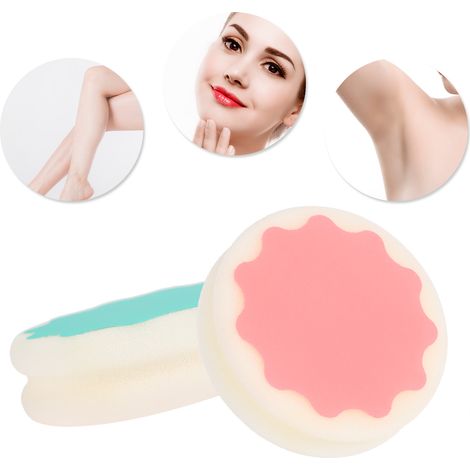 Éponge de cire dépilatoire douce pour femme, pad de polissage sans douleur, outil de soin de la peau pour épilation indolore, réutilisable et efficace. (1/5)