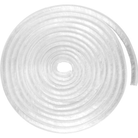 Staubschutzbürste, 12 mm Borsten, 5,5 m, weiß