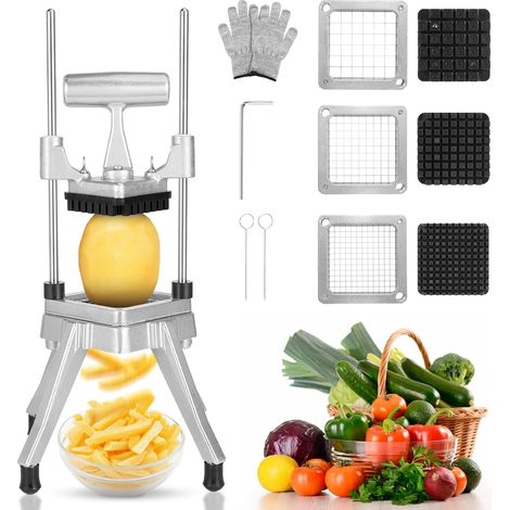 Tritacarne professionale in acciaio inossidabile resistente con 3 lame per uso domestico, in cucina e nei ristoranti (1/5)